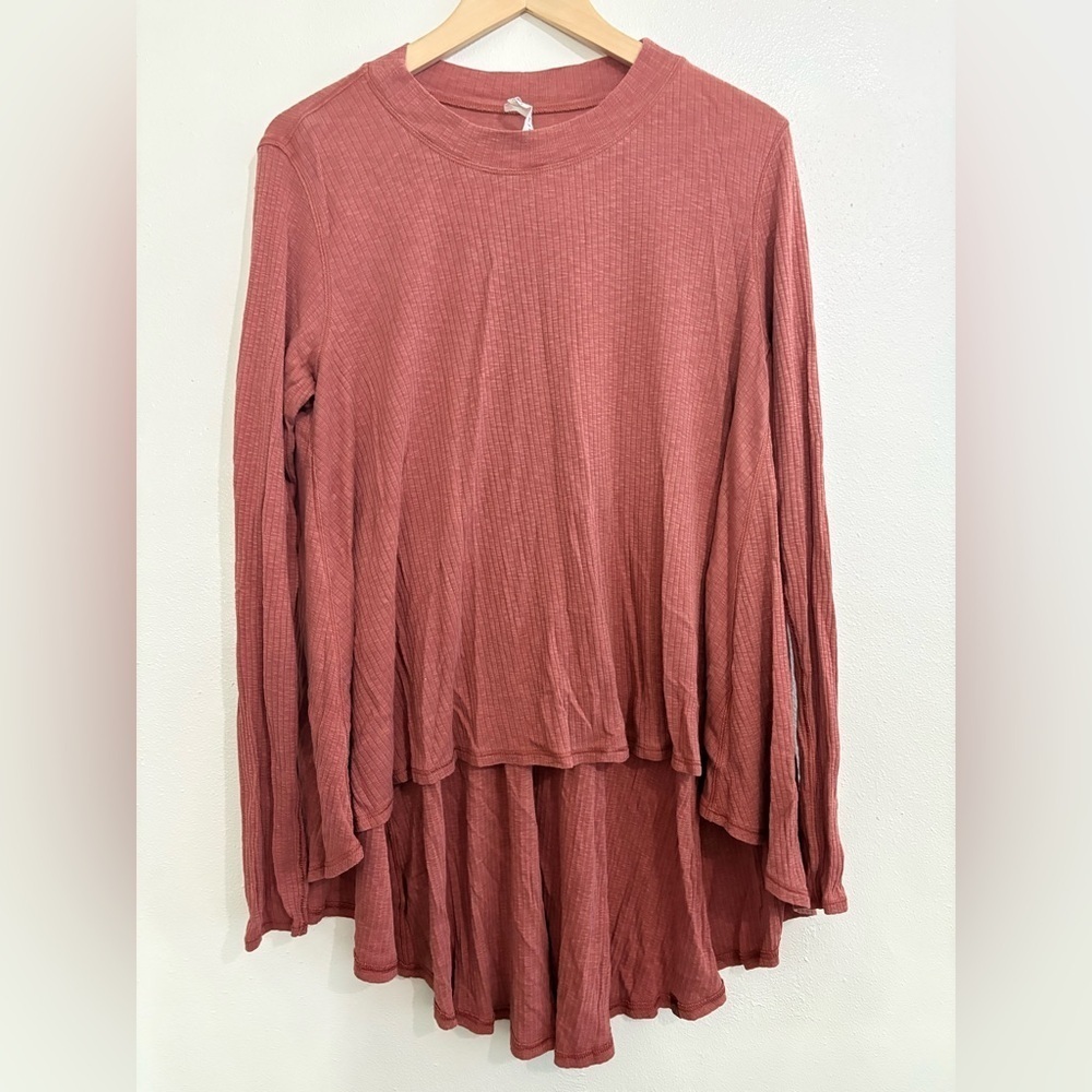 Lululemon Dare to Drape long sleeve in Rustic Clay Medium